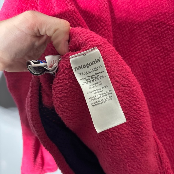 Patagonia Re Tool Snap-T Fleece Girls Size XL/14 - Picture 5 of 6